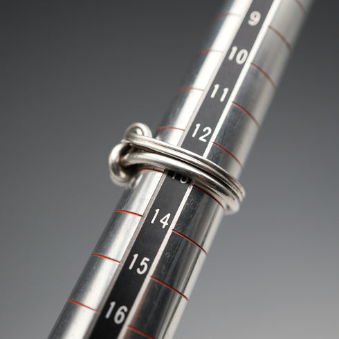 ヴィンテージ 純銀製 ノットデザインリング(日本13号)指輪
