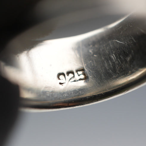 ヴィンテージ 純銀製 スピニングリング(日本10.5号)指輪