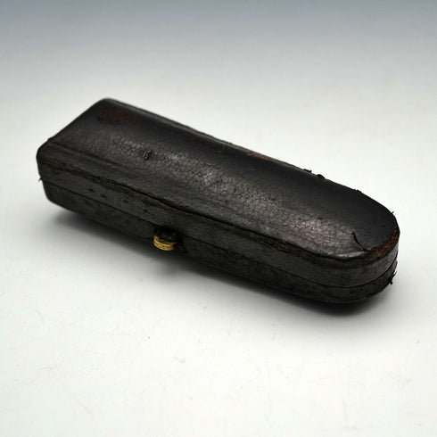 フレンチアンティーク チェルートホルダ/シガレットホルダ 金張り装飾 ケース入り H・G