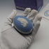 British Wedgwood Jasperware Easter Egg Pale Blue Boxed