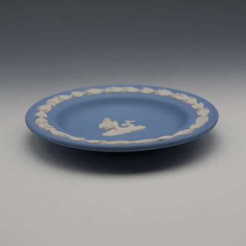 Wedgwood Jasperware Aquarius Trinket Dish, Pale Blue, Boxed