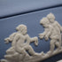 1969 Pale Blue Wedgwood Jasperware Square Lidded Box
