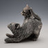 British Comyns Two Kittens Silver Plated Sculpture Figurine