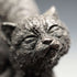 British Comyns Two Kittens Silver Plated Sculpture Figurine