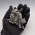 British Comyns Two Kittens Silver Plated Sculpture Figurine