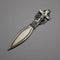 US Vintage Cross Adorned Sterling Silver Bookmark 13g