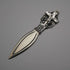 US Vintage Cross Adorned Sterling Silver Bookmark 13g
