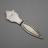 US Vintage Cross Adorned Sterling Silver Bookmark 13g