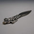 US Vintage Cross Adorned Sterling Silver Bookmark 13g