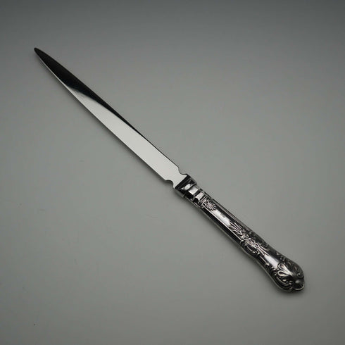 1997 UK Vintage Sterling Silver Handle Letter Opener in Case Boodle & Dunthorne
