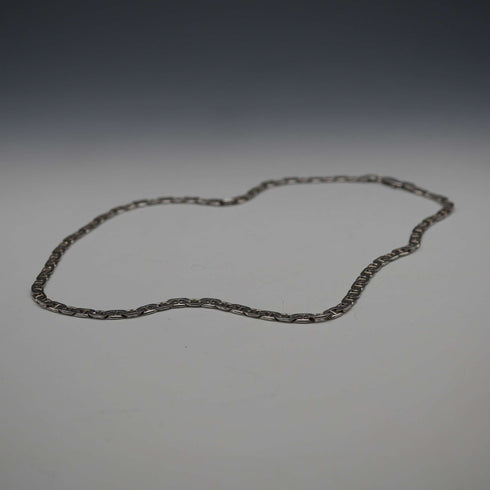 Vintage Sterling Silver Anchor Link Necklace 45cm 15g