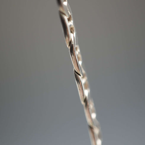 Vintage Sterling Silver Anchor Link Necklace 45cm 15g