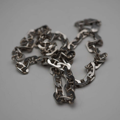 Vintage Sterling Silver Anchor Link Necklace 45cm 15g