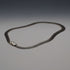 British Vintage Sterling Silver Flowing Plate Link Necklace 40cm 21g