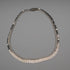 British Vintage Sterling Silver Flowing Plate Link Necklace 40cm 21g