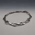 US Vintage Bill Schiffer Sterling Silver Leaf Link Necklace 42cm 102g