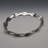 US Vintage Bill Schiffer Sterling Silver Leaf Link Necklace 42cm 102g