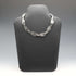 US Vintage Bill Schiffer Sterling Silver Leaf Link Necklace 42cm 102g