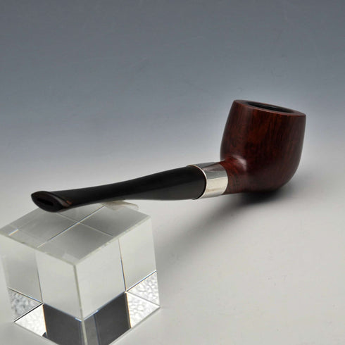 1990年 英国ヴィンテージ COMOY'S HALLMARK 純銀装飾スモーキングパイプ