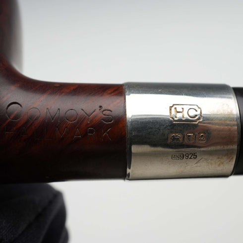 1990年 英国ヴィンテージ COMOY'S HALLMARK 純銀装飾スモーキングパイプ