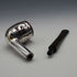Mid-20th Century US Vintage Silver Overlay Golfer Motif Smoking Pipe