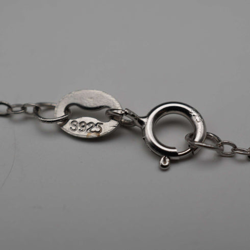 Vintage Moveable Clown Charm Sterling Silver Pendant with Sterling Silver Necklace 6.4g