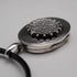 Antique Sterling Silver Locket Pendant with Leather Necklace 15.5g