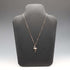 Vintage Gold Plated Sterling Silver & Zirconia Pink Flamingo Pendant with Sterling Silver Necklace, Total 4.5g