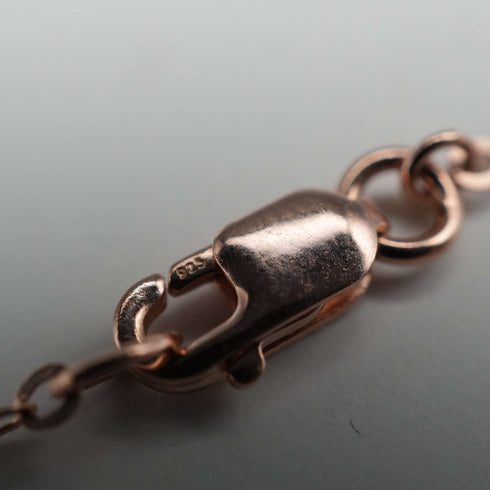 Vintage Gold Plated Sterling Silver & Zirconia Pink Flamingo Pendant with Sterling Silver Necklace, Total 4.5g