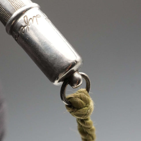 British Vintage Life Long Sterling Silver Mini Propelling Pencil with Tassel