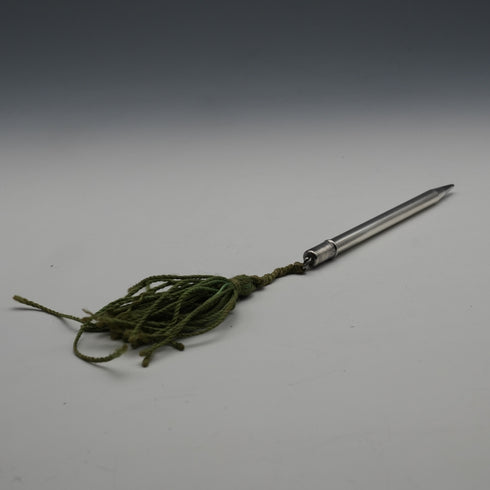British Vintage Life Long Sterling Silver Mini Propelling Pencil with Tassel