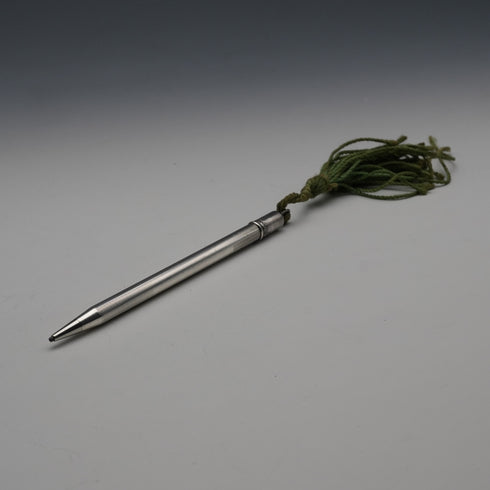 British Vintage Life Long Sterling Silver Mini Propelling Pencil with Tassel