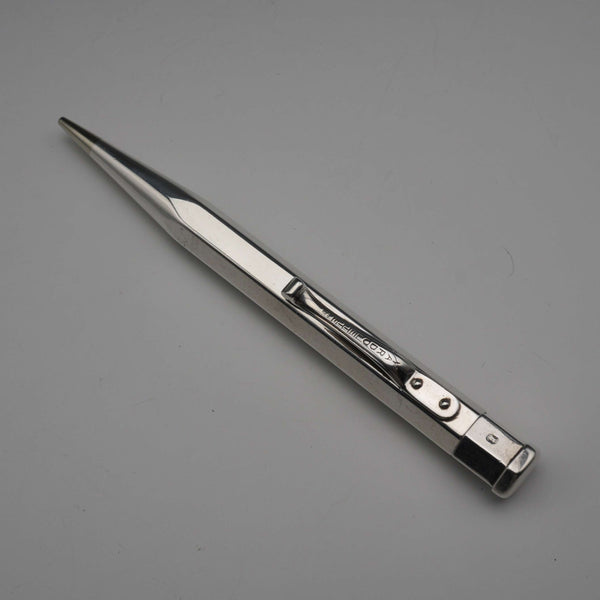 1949 English Vintage YARD-O-LETTE Sterling Silver Hexagonal Propelling Mini Pencil