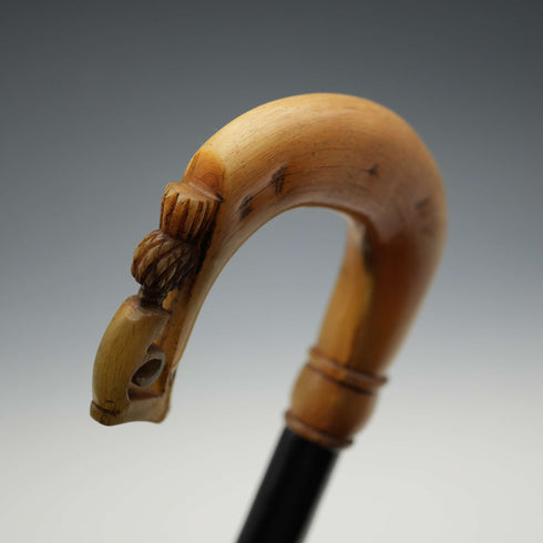 Vintage Blackthorn Scottish Shepherd's Crook Walking Stick 94cm
