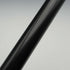 1965 Vintage British Black Shaft Sterling Silver Plain Rondel Handle Walking Stick 90cm