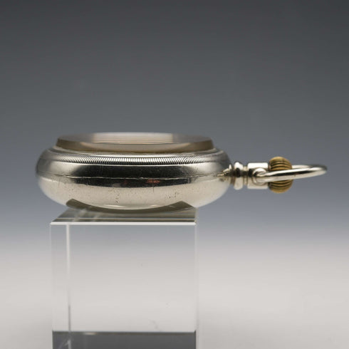 約1911年 ELGIN 懷錶 機械式 直徑58毫米 18號 機芯 合金錶殼 運作良好