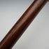Bastón de madera marrón estilo vintage con mango tallado en forma de puño cerrado, 89 cm