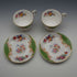 UK Vintage Paragon "Rockingham Green" Demitasse Cup & Saucer Pair