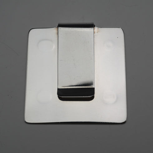 Pinza para billetes de plata esterlina de forma cuadrada, L J Millington, Reino Unido, 16 g