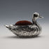 1908年 英國古董 純銀 水鳥造型針插 W J Myatt &Co 26g