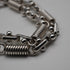 Cadena de plata de ley con diseño industrial vintage, 61 cm, 76 g