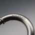 Cadena de plata de ley con diseño industrial vintage, 61 cm, 76 g