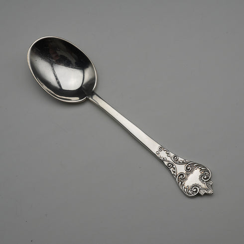 Cuchara trefid de plata de ley, vintage británica de 1977, conmemorativa del Jubileo de Plata de Isabel II, 14 g