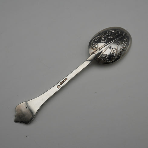 Cuchara trefid de plata de ley, vintage británica de 1977, conmemorativa del Jubileo de Plata de Isabel II, 14 g