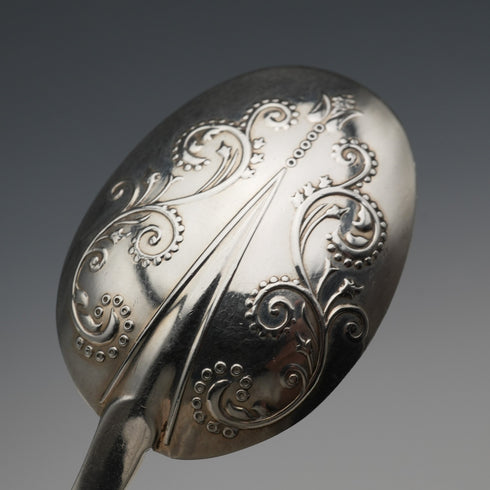 1977 Vintage British Sterling Silver Trefid Spoon, Elizabeth II Silver Jubilee Commemorative, 14g