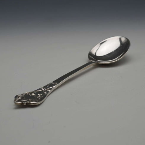 Cuchara trefid de plata de ley, vintage británica de 1977, conmemorativa del Jubileo de Plata de Isabel II, 14 g