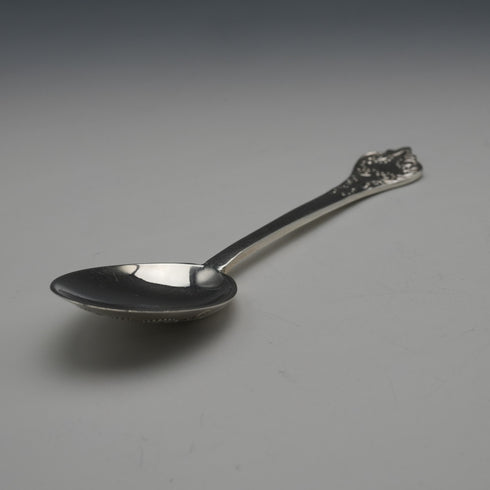 Cuchara trefid de plata de ley, vintage británica de 1977, conmemorativa del Jubileo de Plata de Isabel II, 14 g