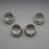 Set of 4 British Antique Silver-Plated Napkin Rings