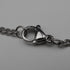 Vintage Sterling Silver Dual-Stone (Purple & Green) Pendant with Chain