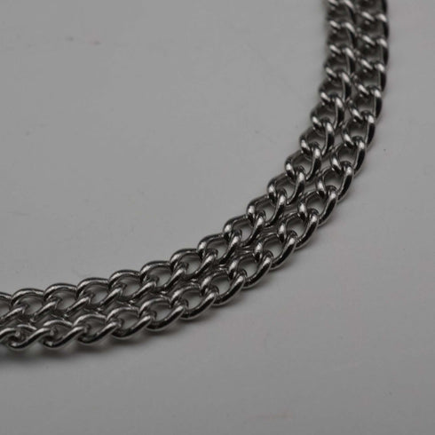 Colgante vintage de plata de ley con diseño Arts & Crafts y piedras múltiples, con cadena